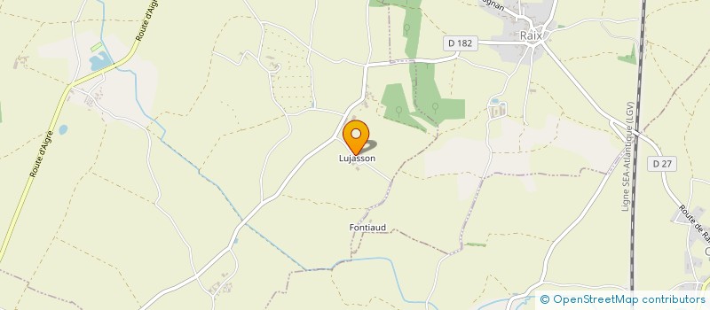 localisation de l'entreprise EARL TIREAU à VILLEFAGNAN