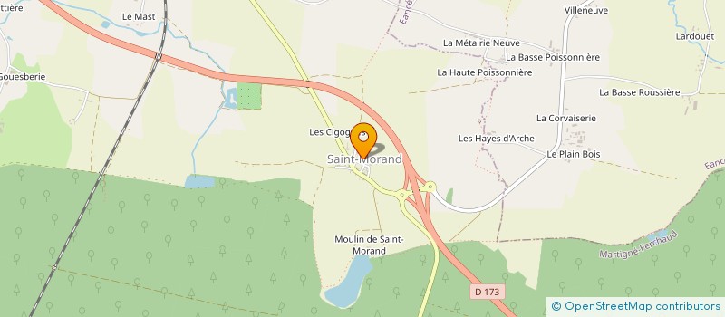 localisation de l'entreprise EARL TIRIAU BEASSE  MARTIGNE-FERCHAUD