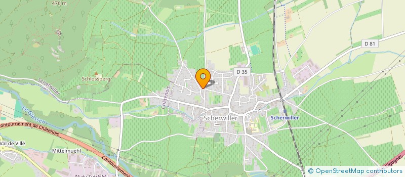 localisation de l'entreprise EARL TJM  SCHERWILLER