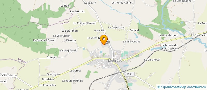 localisation de l'entreprise EARL TOSTIVINT HERVE à MEDREAC