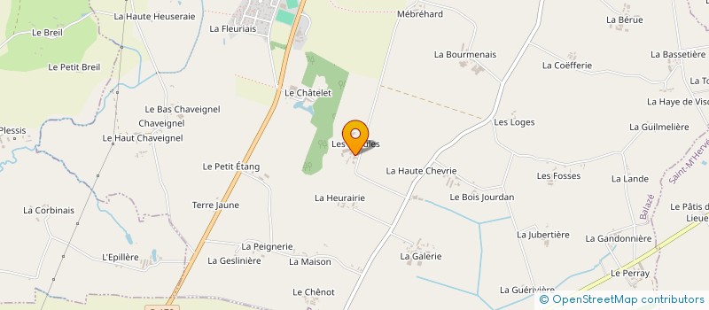 localisation de l'entreprise EARL TOUCHAIS à BALAZE