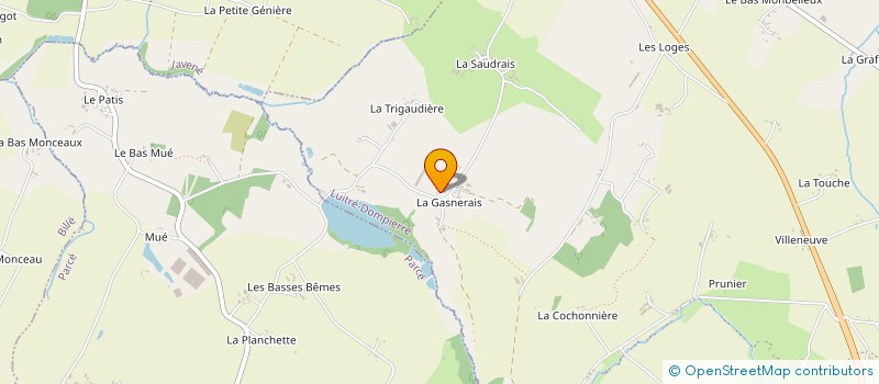 localisation de l'entreprise EARL TOUCHEFEU à LUITRE-DOMPIERRE