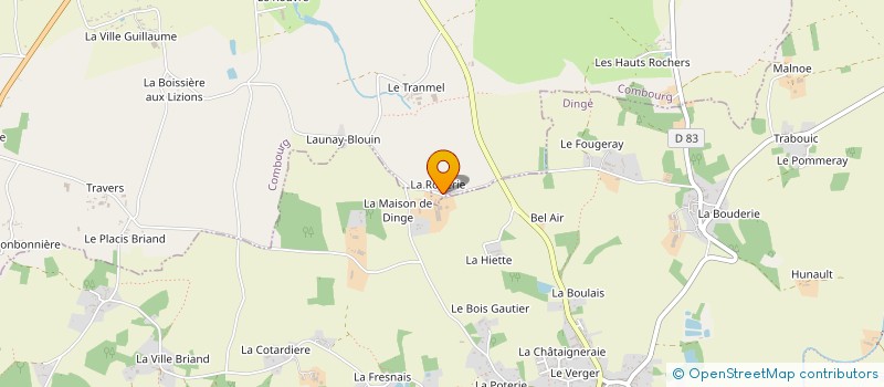 localisation de l'entreprise EARL TOUPE à COMBOURG