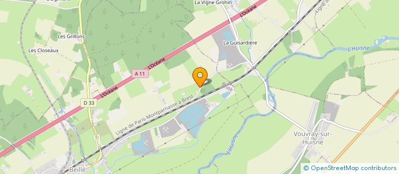 localisation de l'entreprise EARL TRASSARD à THORIGNE SUR DUE