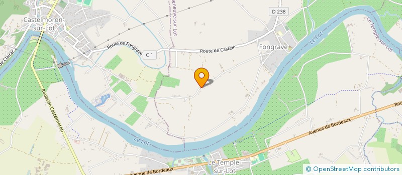 localisation de l'entreprise EARL TRAVELLE  CASTELMORON-SUR-LOT