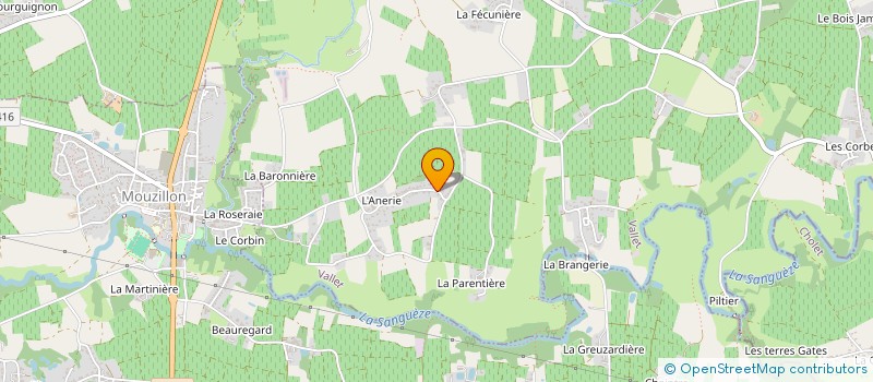 localisation de l'entreprise EARL TRAVERS à VALLET