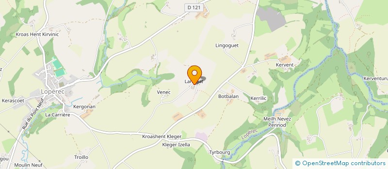 localisation de l'entreprise EARL TREGUIER BERNARD  LOPEREC