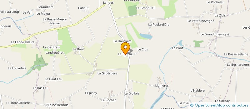 localisation de l'entreprise EARL TRIQUET à RIVES-DU-COUESNON