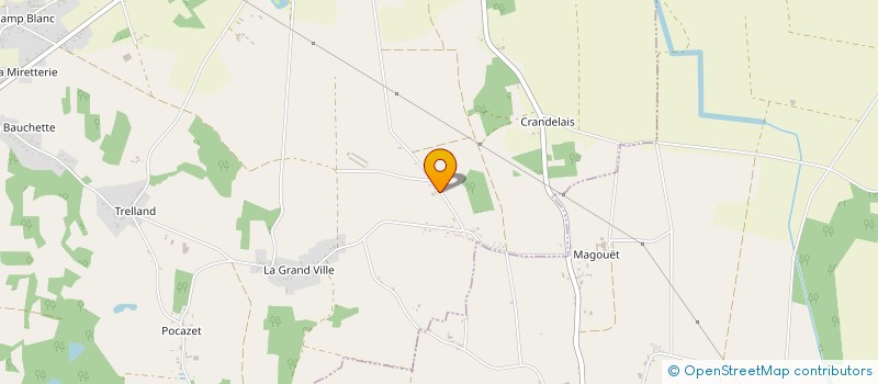 localisation de l'entreprise EARL TROCHU à SAINTE-ANNE-SUR-BRIVET
