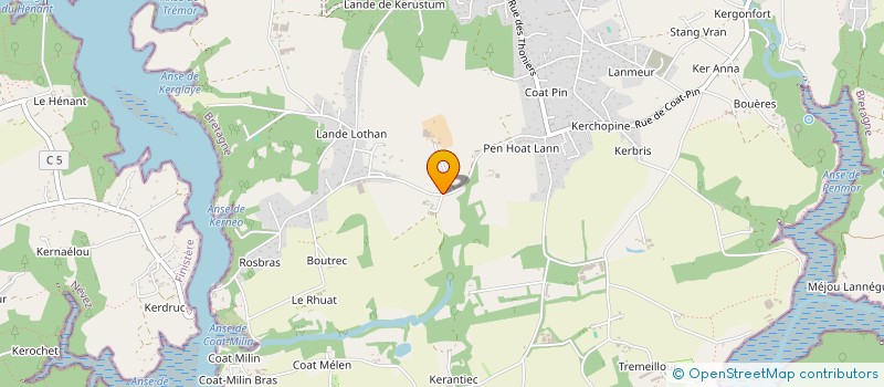 localisation de l'entreprise EARL TROLEZ à RIEC-SUR-BELON