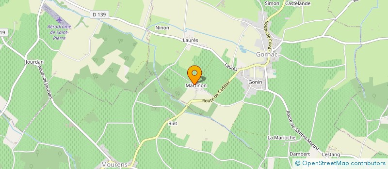 localisation de l'entreprise EARL TROLLIET MARTINON à GORNAC