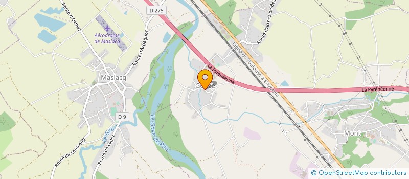 localisation de l'entreprise EARL TROUILH  MONT