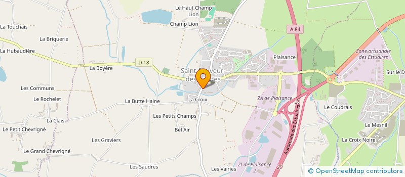localisation de l'entreprise EARL TUAL JEAN MICHEL à SAINT-SAUVEUR-DES-LANDES