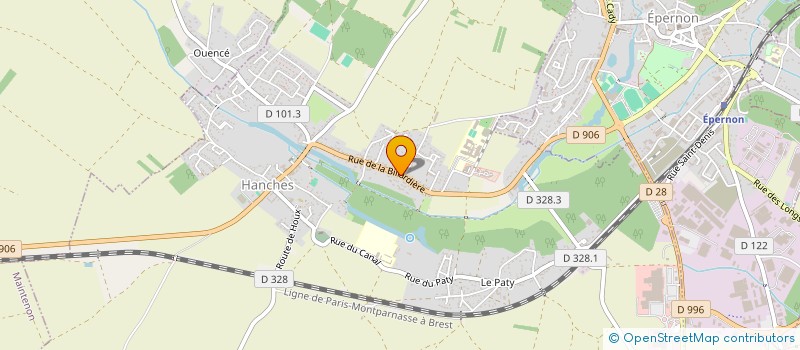 localisation de l'entreprise EARL TULLOUE à HANCHES