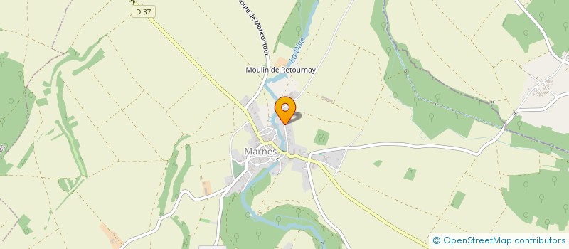 localisation de l'entreprise EARL TURPAULT à MARNES