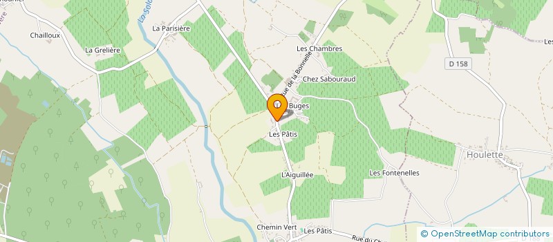 localisation de l'entreprise EARL TURQAT à SAINTE-SEVERE