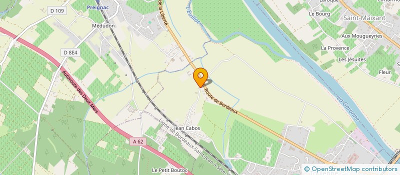 localisation de l'entreprise EARL TURTAUT  TOULENNE