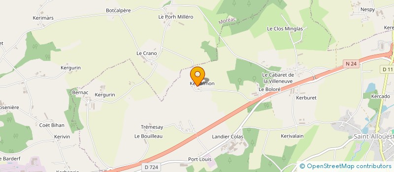 localisation de l'entreprise EARL TY YAR à SAINT-ALLOUESTRE