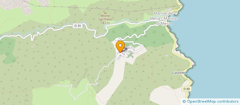 localisation de l'entreprise EARL U SOLE DI MERIA à MERIA