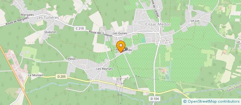 localisation de l'entreprise EARL UCHIDA à CISSAC-MEDOC