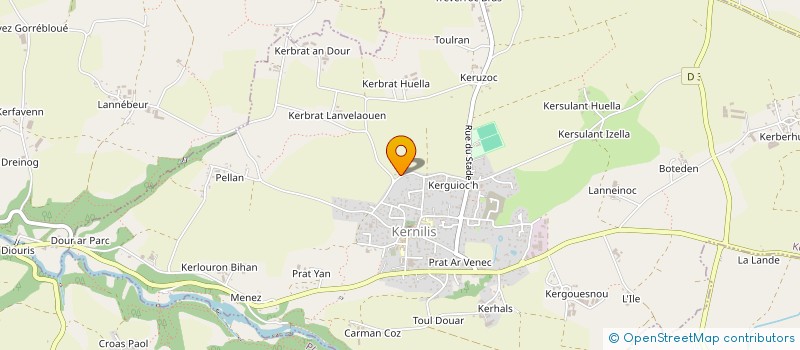 localisation de l'entreprise EARL UGUEN à KERNILIS