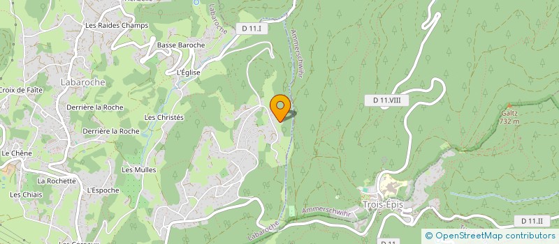 localisation de l'entreprise EARL UNE FERME A LA BASSETTE  LABAROCHE