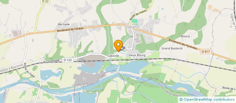 localisation de l'entreprise EARL UNIPERSONELLE LES GAHUS à LABATUT