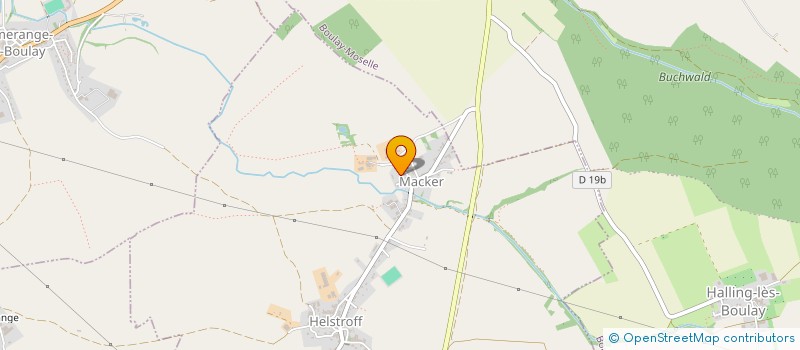 localisation de l'entreprise EARL UNIPERSONNELLE CUISINIER à HELSTROFF