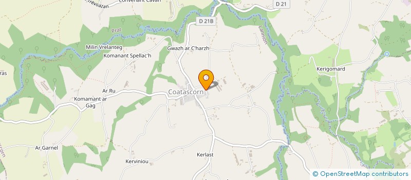 localisation de l'entreprise EARL UNVOAS à COATASCORN