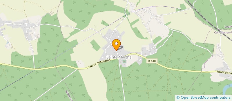 localisation de l'entreprise EARL URBAIN DESCHEPPER à FAVEROLLES-LA-CAMPAGNE