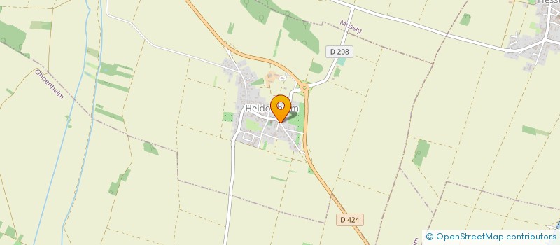 localisation de l'entreprise EARL UTARD  HEIDOLSHEIM