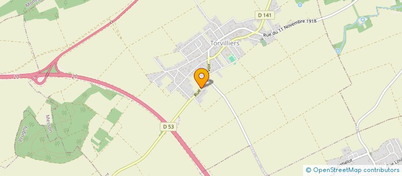 localisation de l'entreprise EARL VAL DE CHAMPAGNE  TORVILLIERS