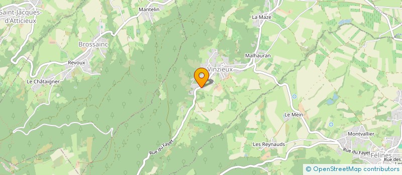 localisation de l'entreprise EARL VAL DES HOCHES à VINZIEUX