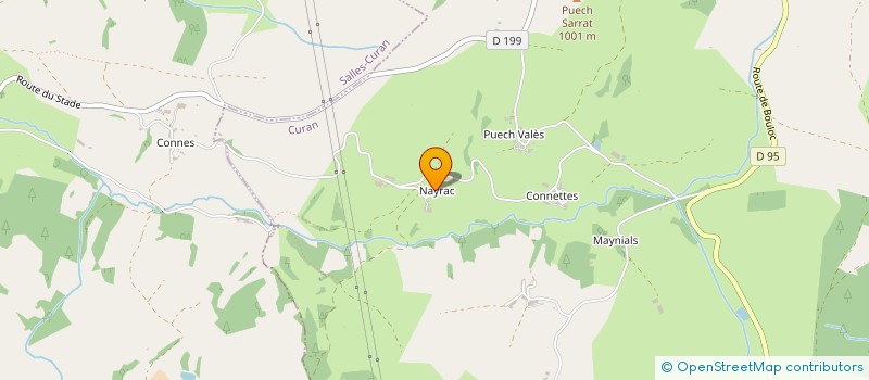 localisation de l'entreprise EARL VALIERE  CURAN