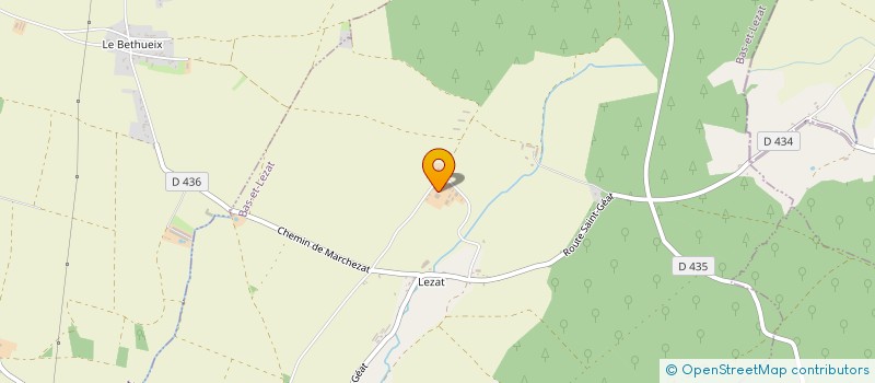 localisation de l'entreprise EARL VALLANT  BAS-ET-LEZAT