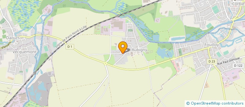 localisation de l'entreprise EARL VAN DEN BOSSCHE à AUBIGNY