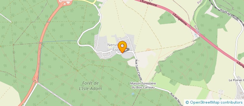 localisation de l'entreprise EARL VAN HYFTE à NERVILLE-LA-FORET