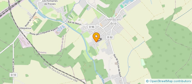 localisation de l'entreprise EARL VANDENDAELE à LIVERDY-EN-BRIE