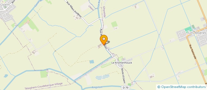 localisation de l'entreprise EARL VANDERFAEILLIE  UXEM