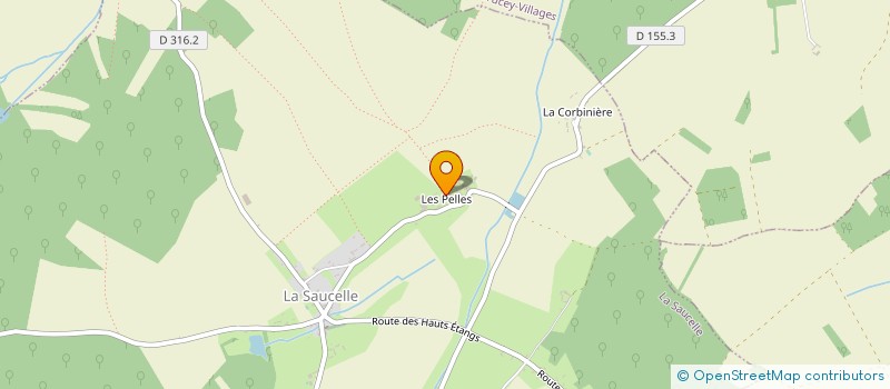 localisation de l'entreprise EARL VANDROMME à LA SAUCELLE