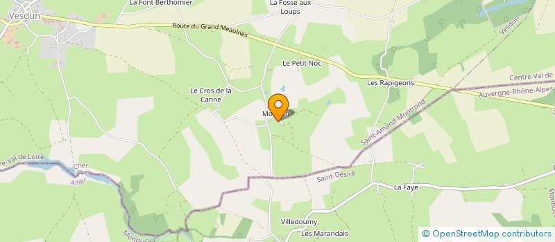 localisation de l'entreprise EARL VANGEON GUILLAUME  VESDUN