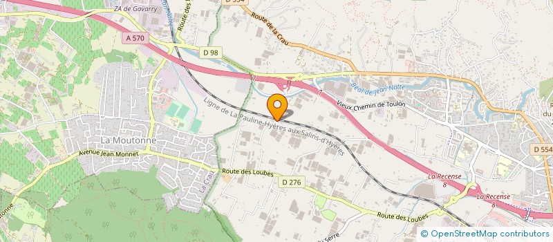 localisation de l'entreprise EARL VAR PRODUCTIONS ROSES COUPEES à HYERES