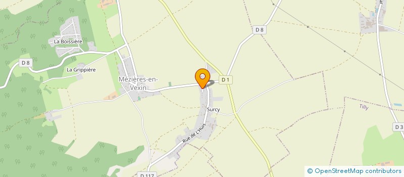 localisation de l'entreprise EARL VARD à MEZIERES-EN-VEXIN