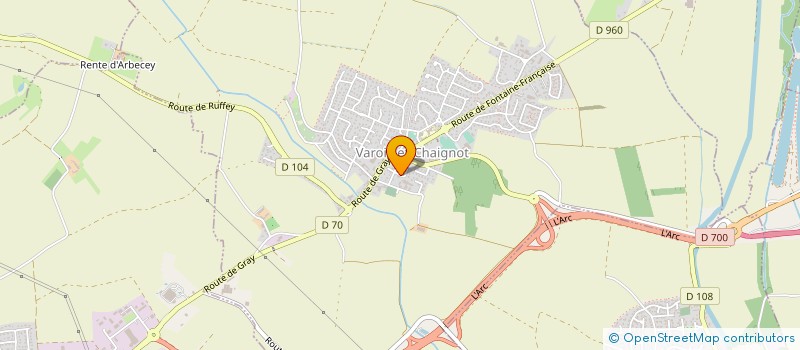 localisation de l'entreprise EARL VAROIS ET COUTERNON à VAROIS-ET-CHAIGNOT