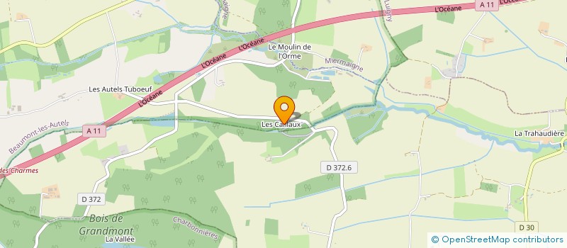 localisation de l'entreprise EARL VASSEUR à BEAUMONT-LES-AUTELS