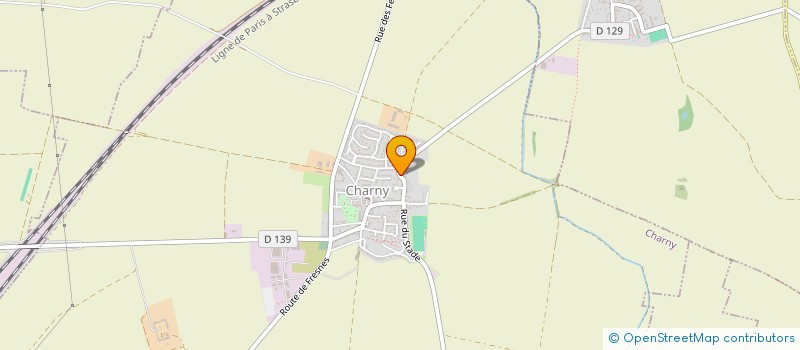 localisation de l'entreprise EARL VASSEUR CHARNY  CHARNY
