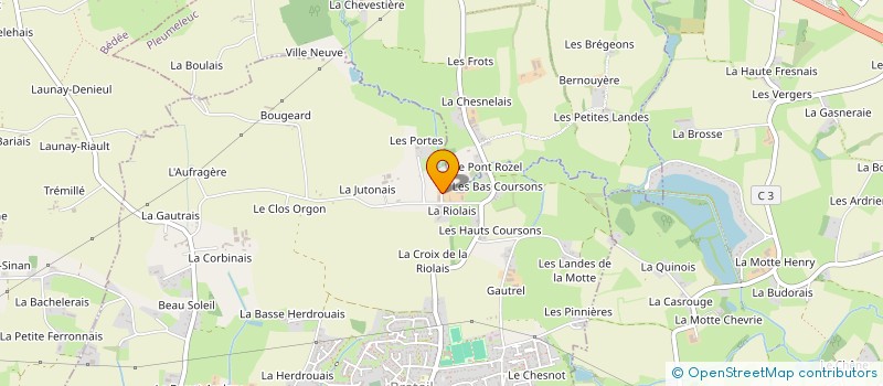 localisation de l'entreprise EARL VAULEON à BRETEIL
