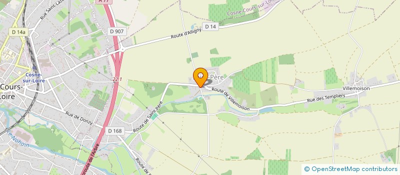 localisation de l'entreprise EARL VENEAU à SAINT-PERE