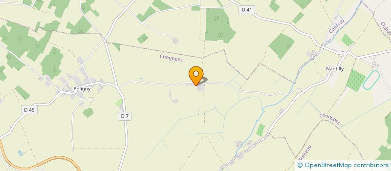 localisation de l'entreprise EARL VENT D OUEST à CHOUPPES