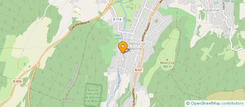 localisation de l'entreprise EARL VERBOIS FRERES  ECHENOZ-LE-SEC